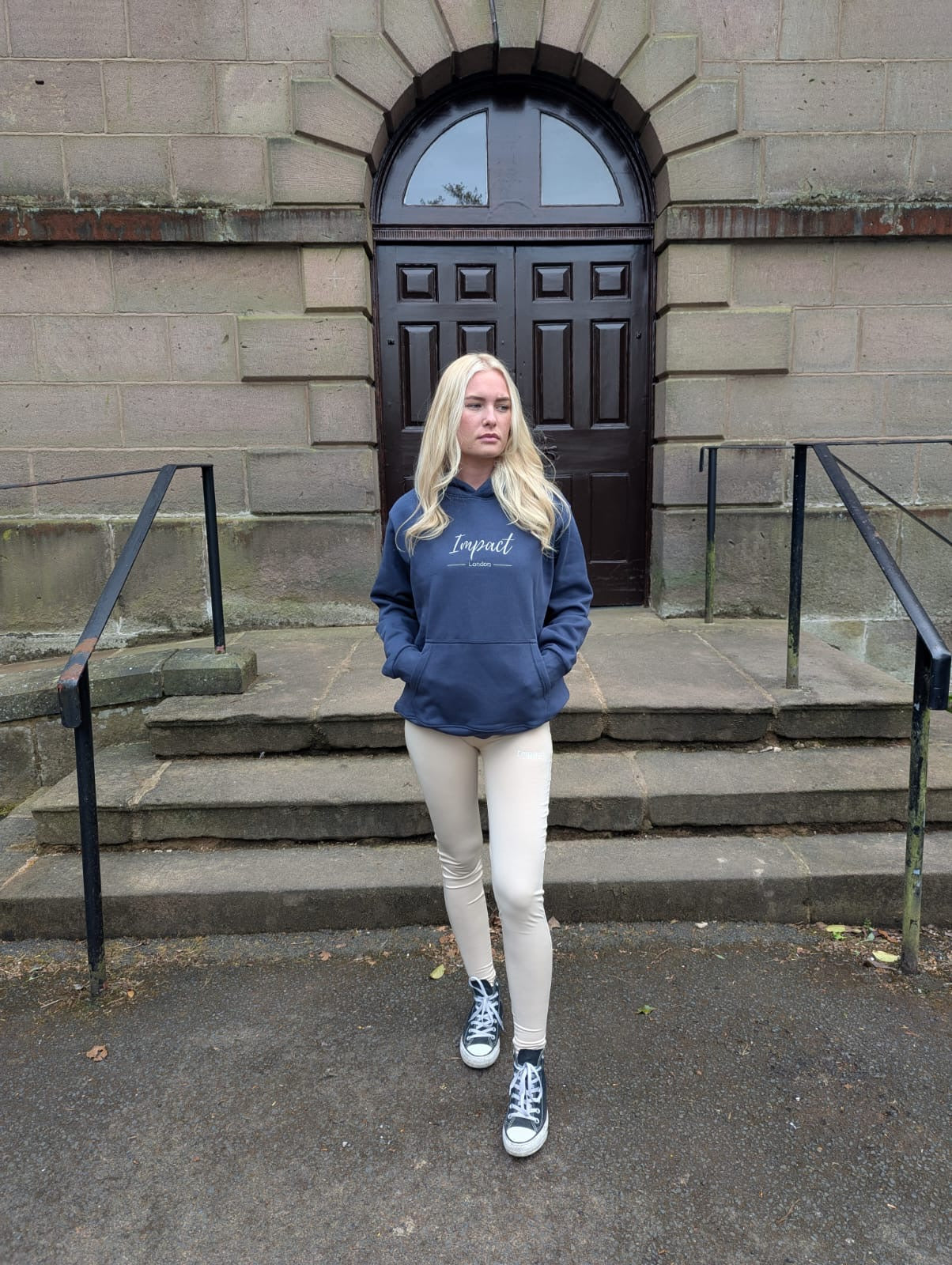 Oversized Navy Blue Hoodie