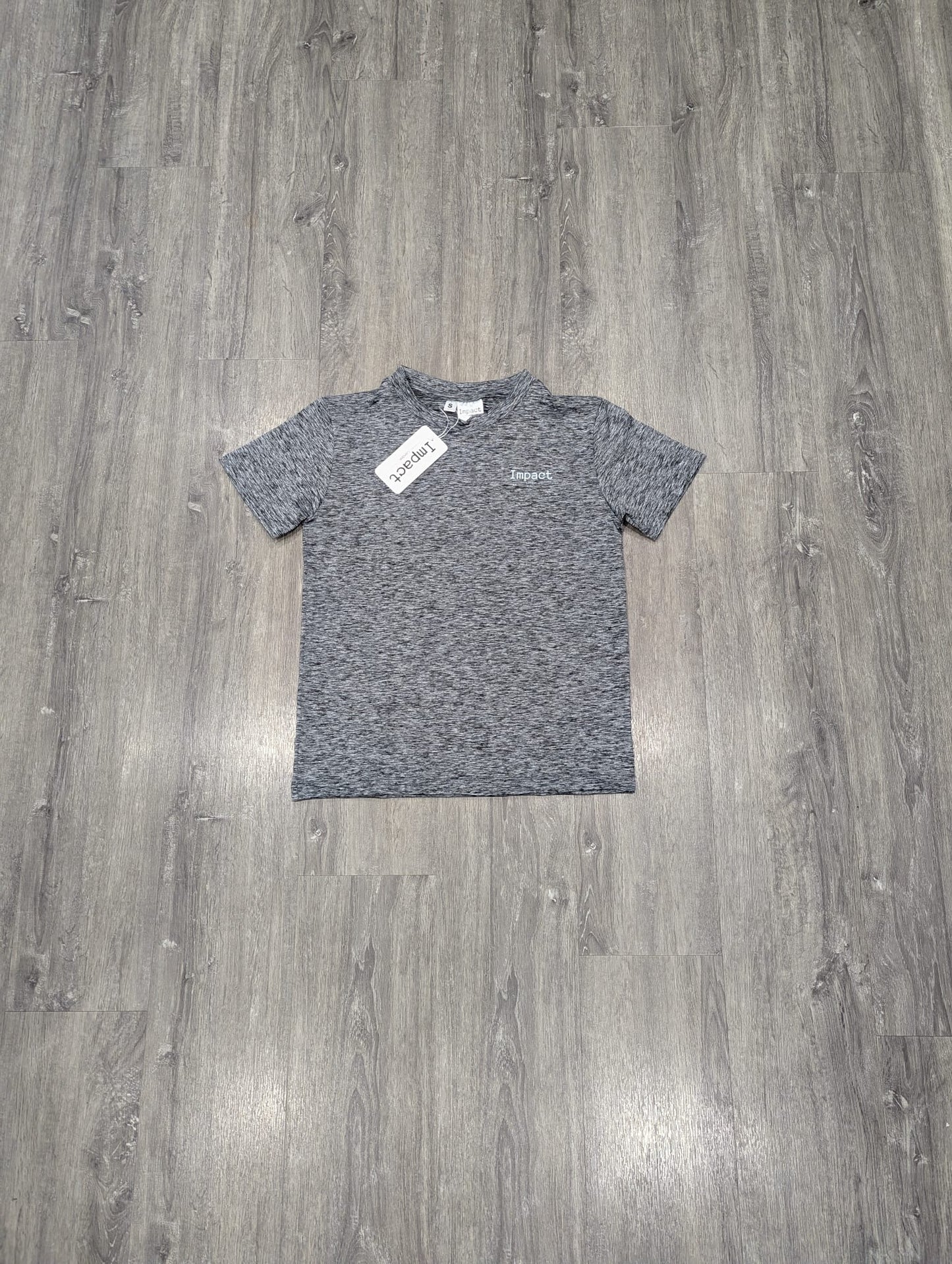 Women's Textured Grey Performance T-Shirt