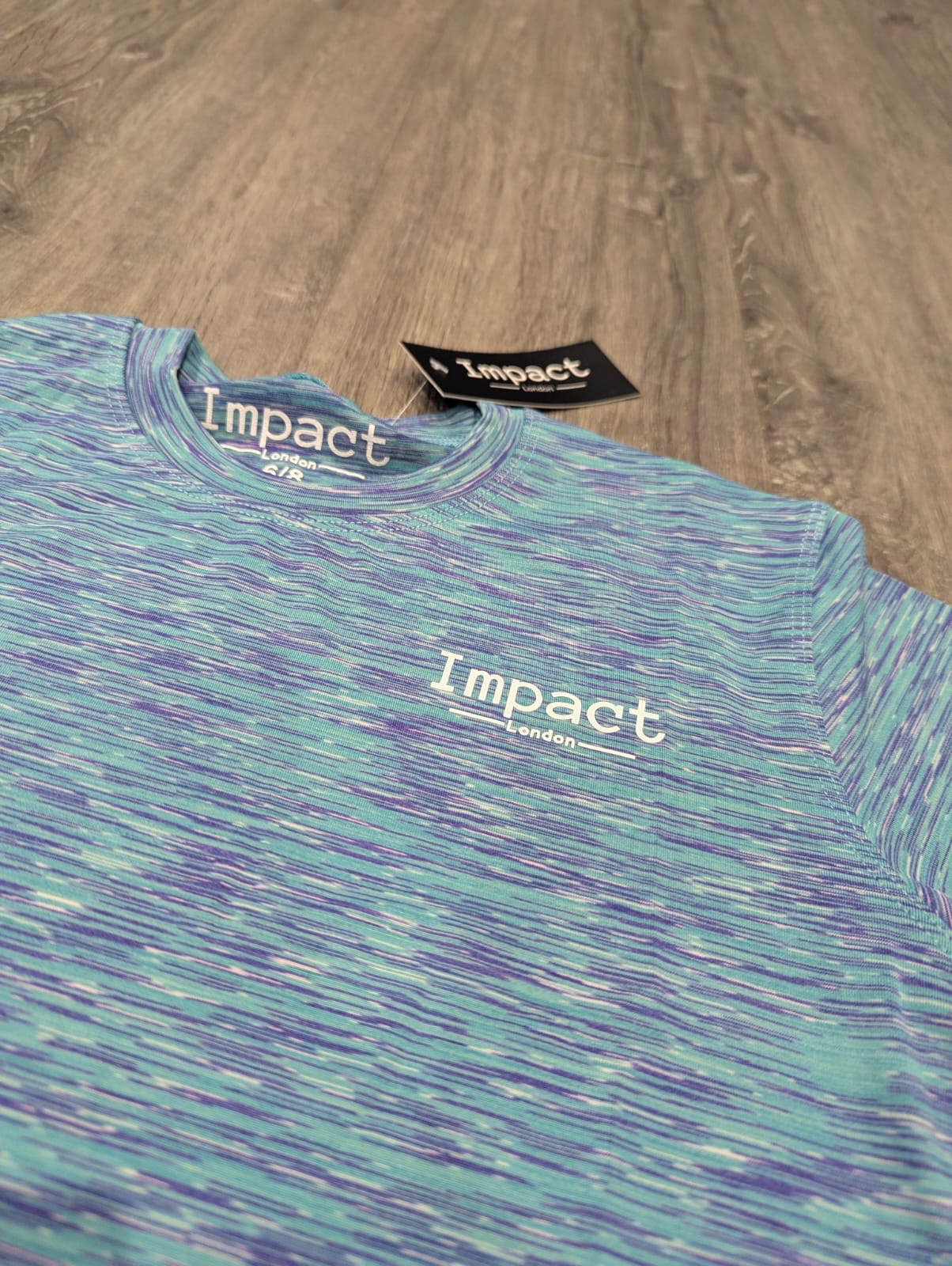 Children's Performance Aqua Blue T-Shirt