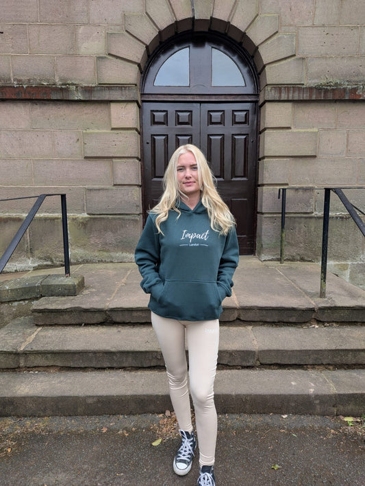 Oversized Hunter Green Hoodie