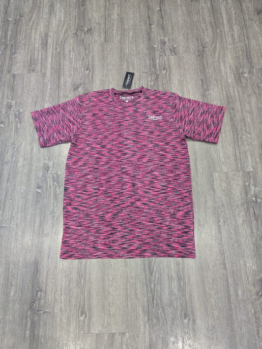 Adult's Pink and Red Unisex Performance T-Shirt