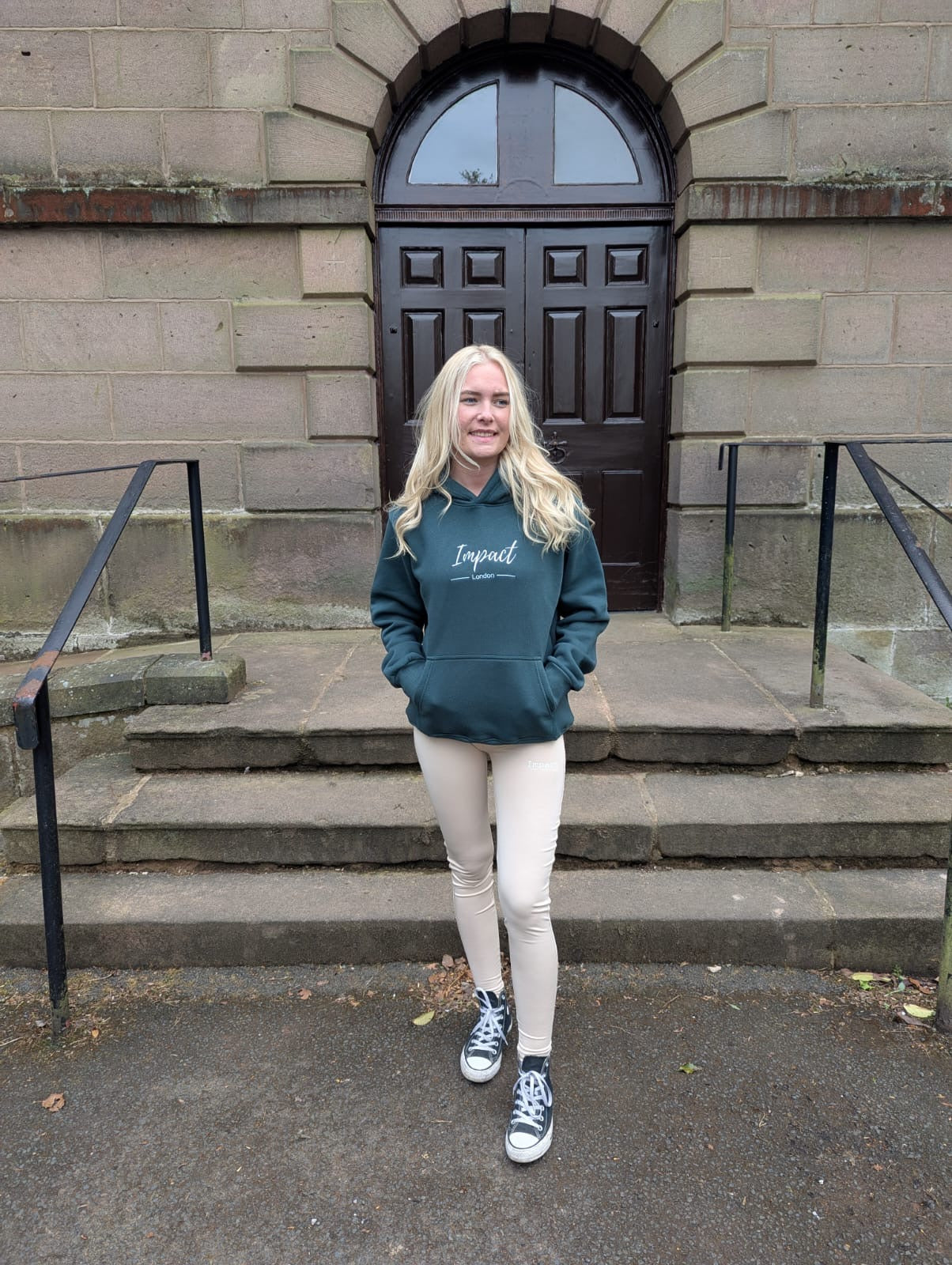 Oversized Hunter Green Hoodie