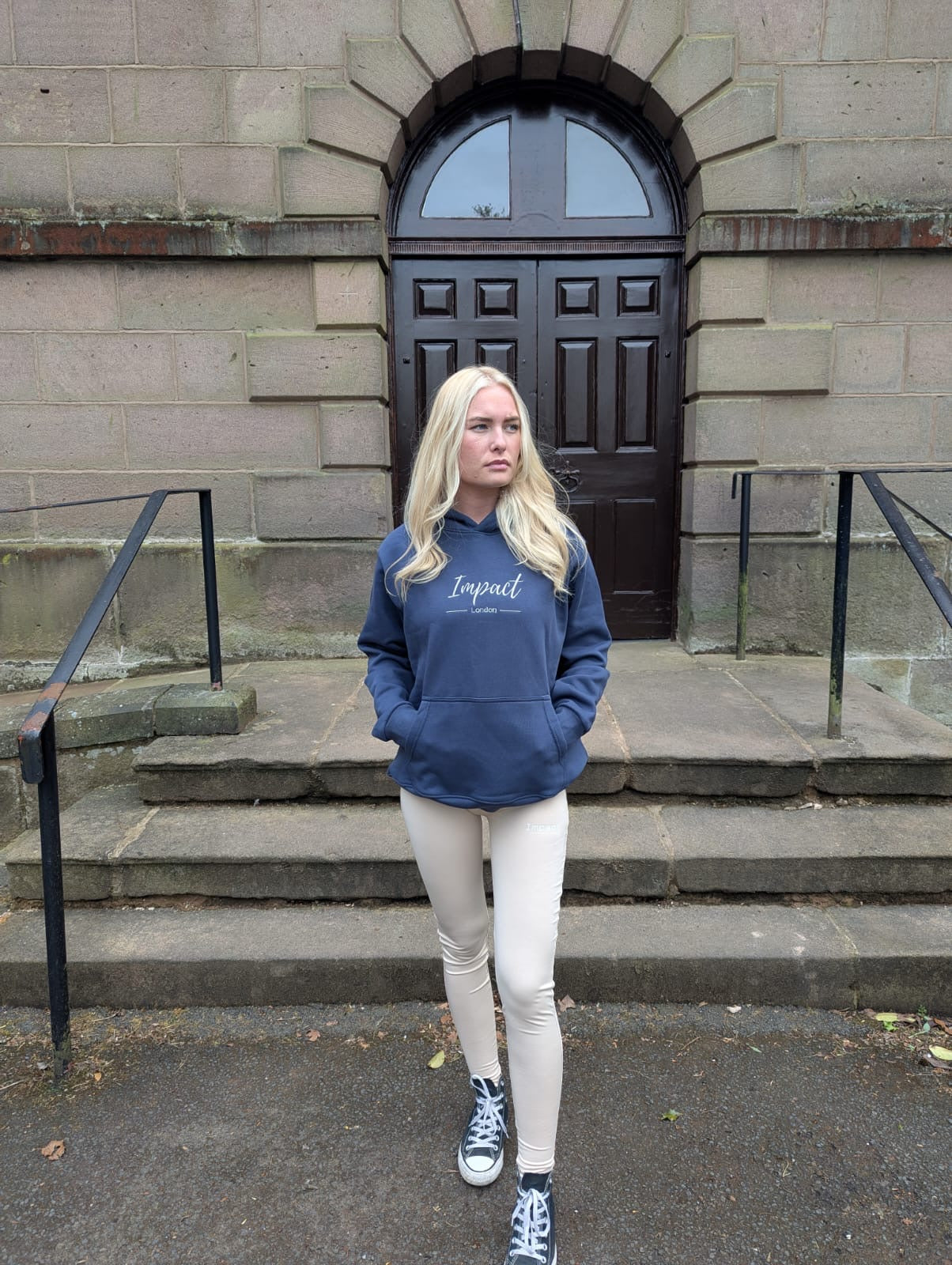 Oversized Navy Blue Hoodie