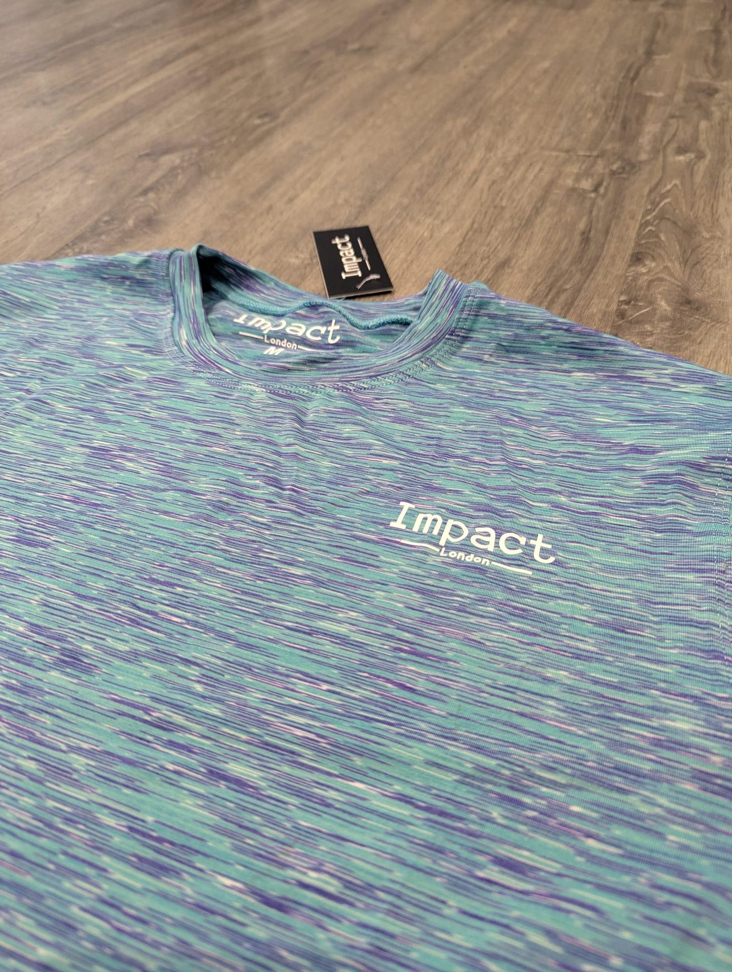 Adult Unisex Athletic Aqua Blue T-Shirt