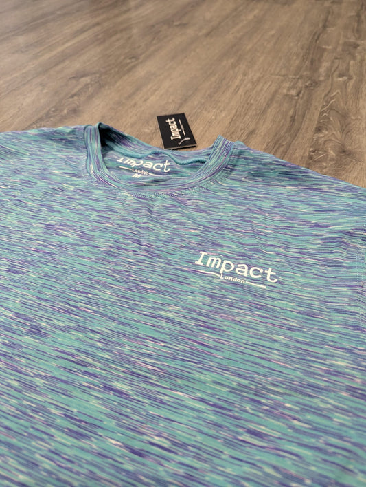 Adult Unisex Athletic Aqua Blue T-Shirt