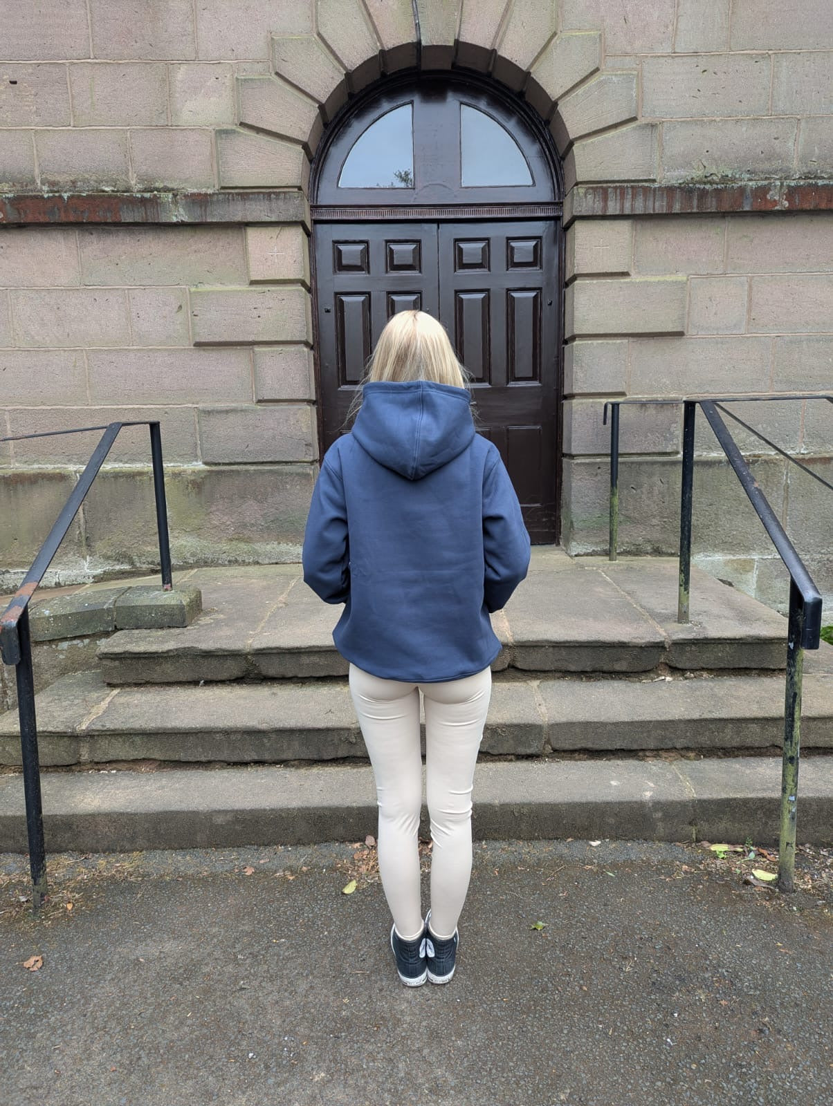 Oversized Navy Blue Hoodie