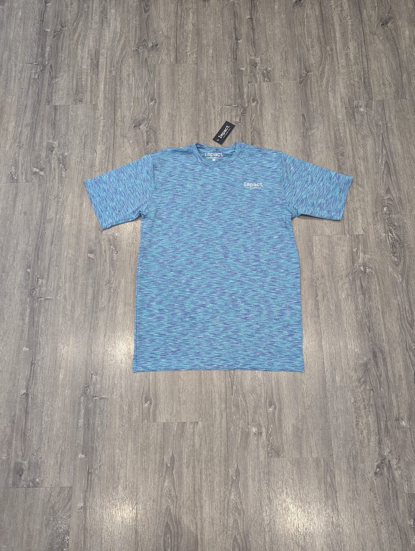 Adult Unisex Athletic Aqua Blue T-Shirt