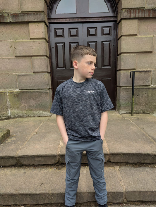 Performance Children's Black T-Shirt