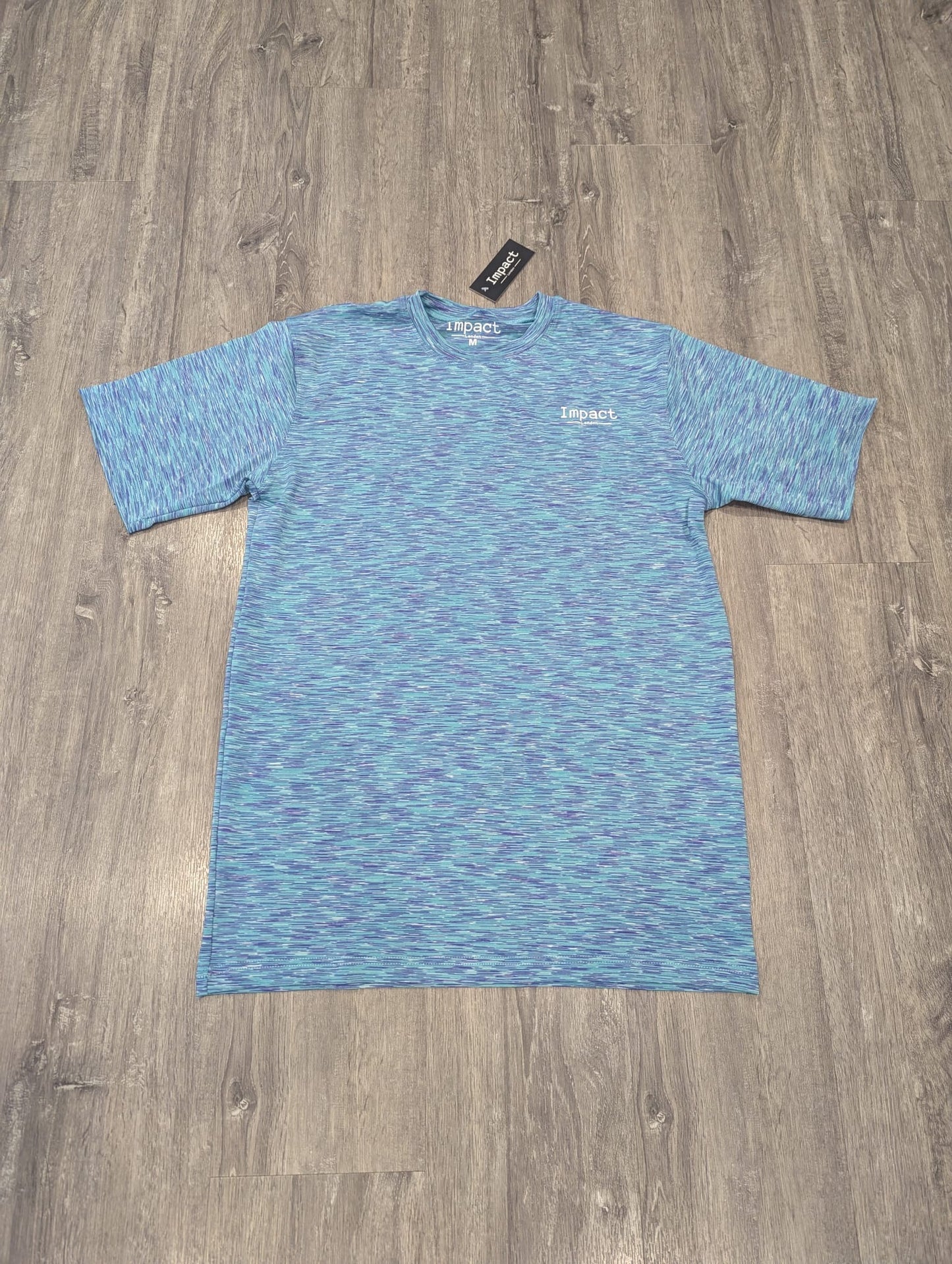 Adult Unisex Athletic Aqua Blue T-Shirt