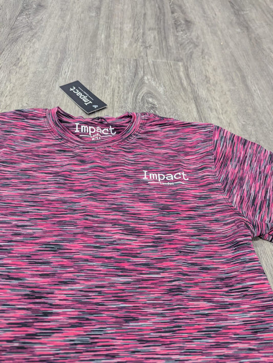 Children's Pink and Red Performance T-Shirt