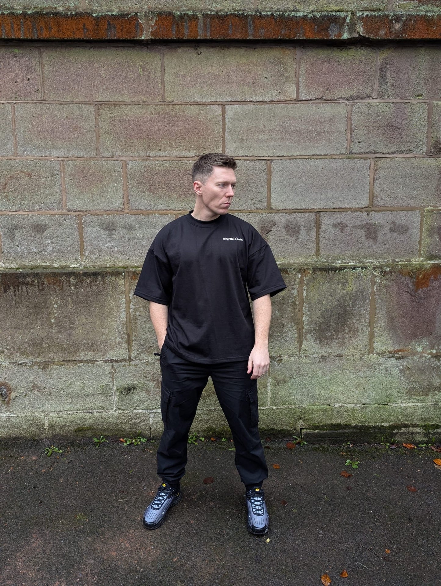 Unisex Oversized Black T-Shirt