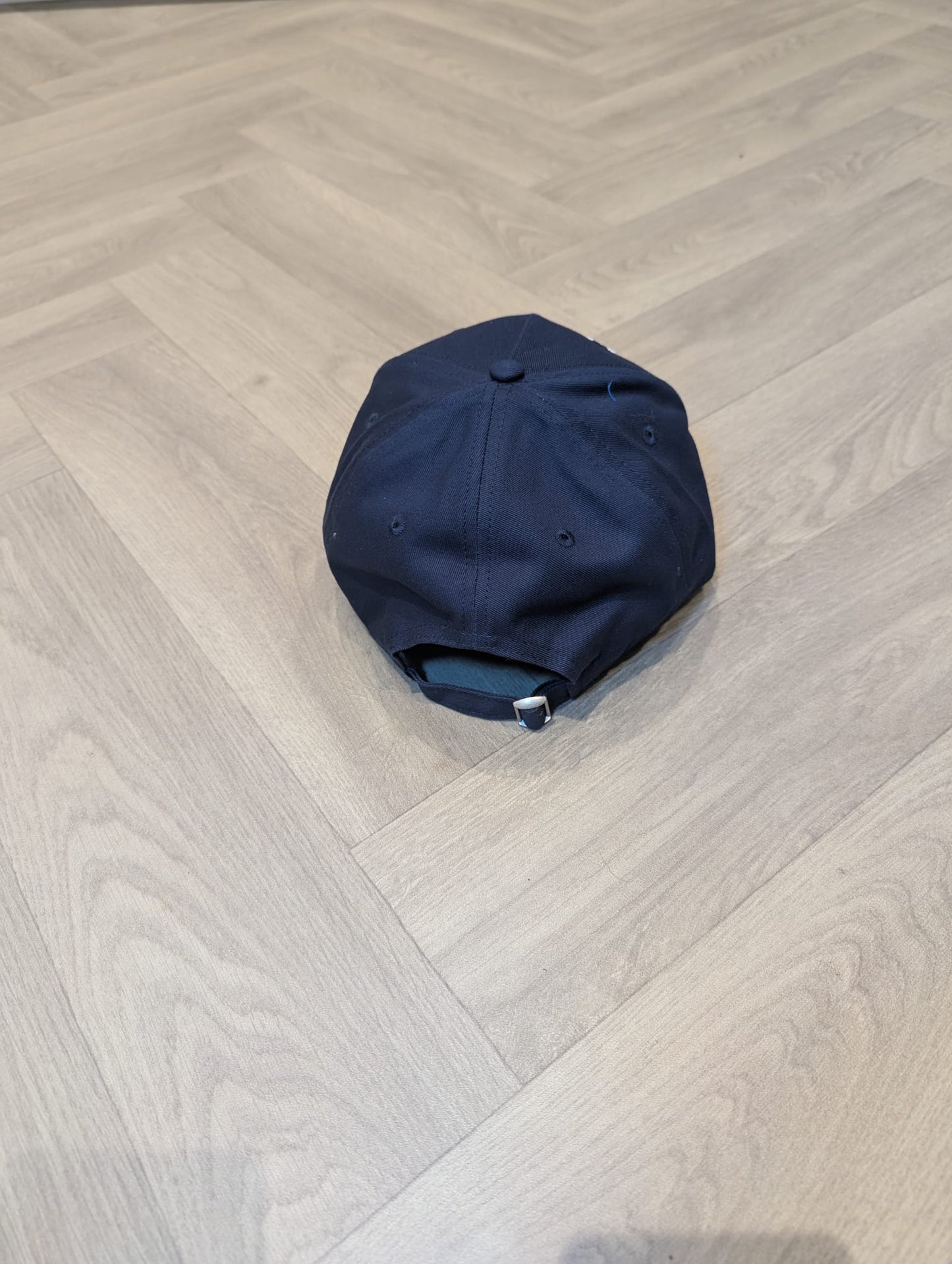 Navy Strapback Cap 3D Logo