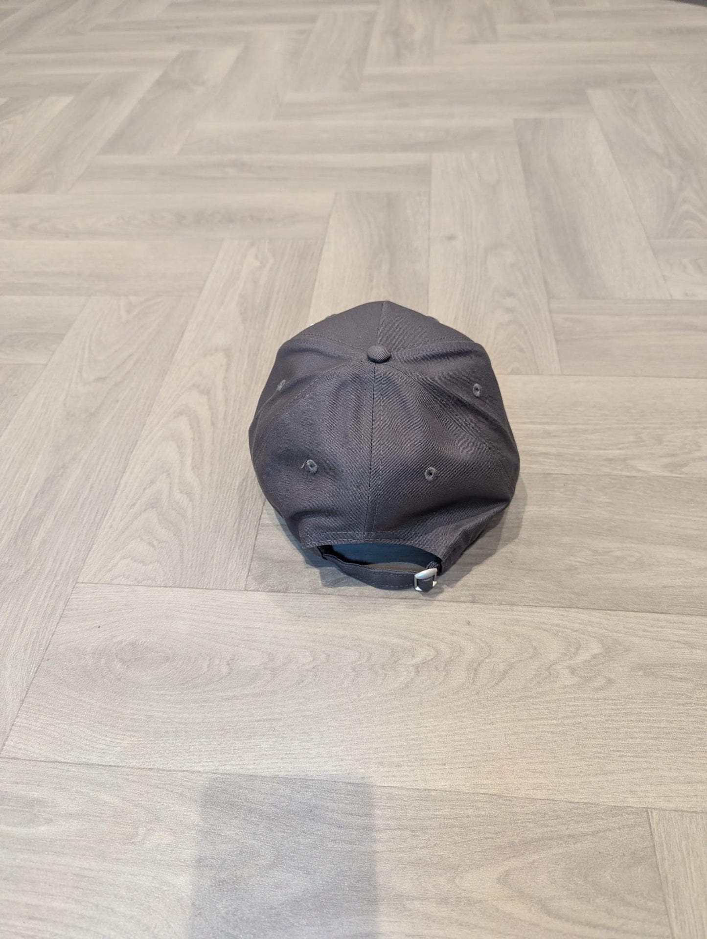 Dark Grey Strapback Cap with 3D Logo