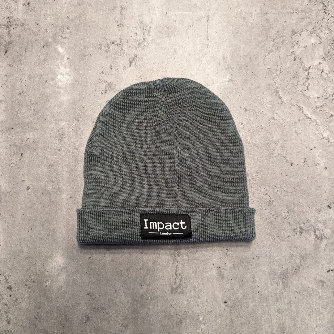 Adult's Unisex Grey Beanie