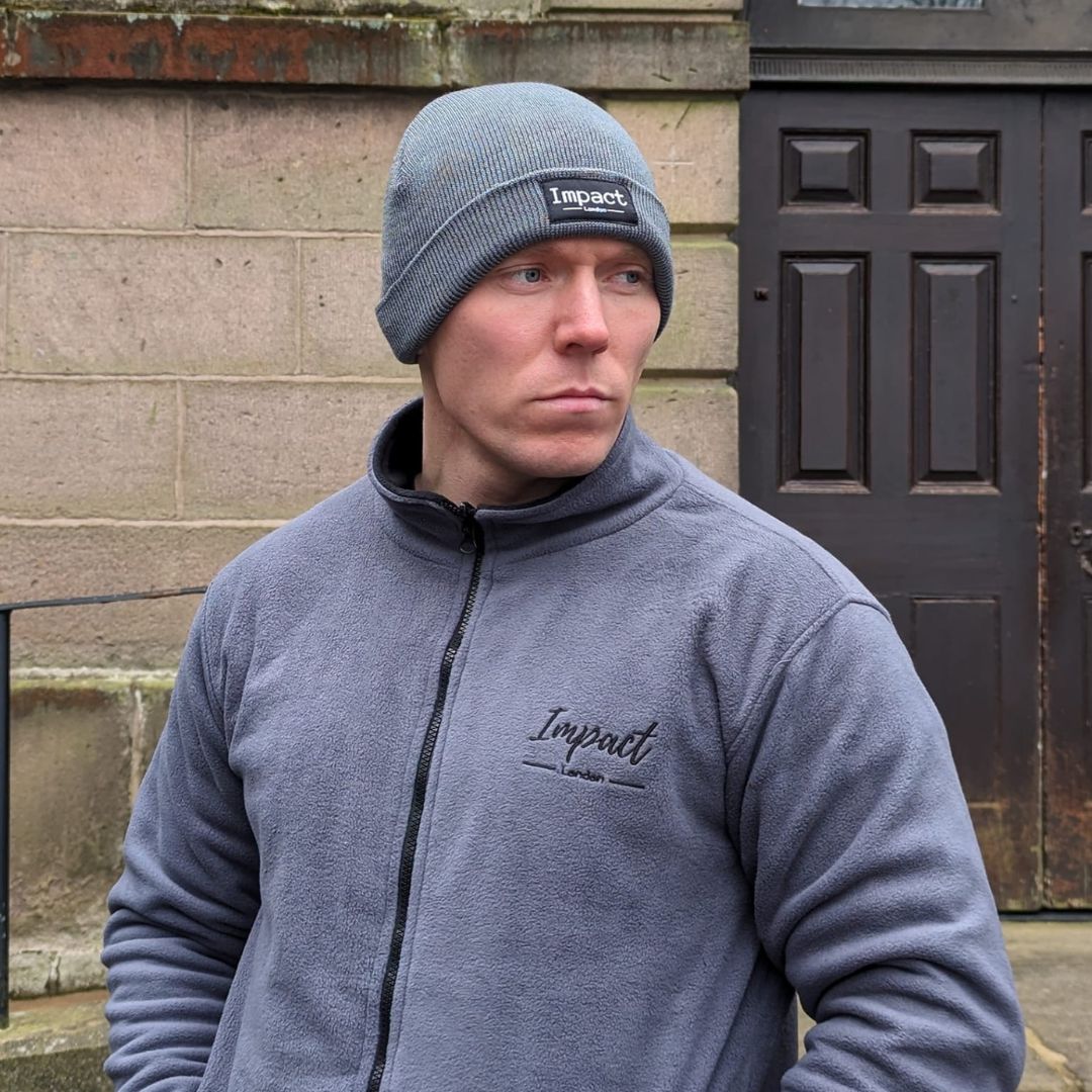 Adult's Unisex Grey Beanie