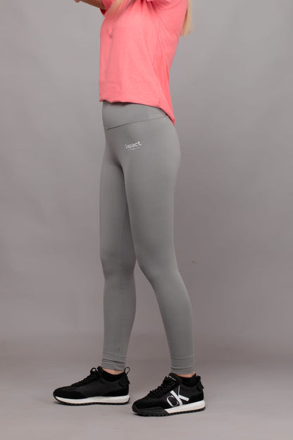 Women's Light Grey High Waisted Leggings | Loungewear