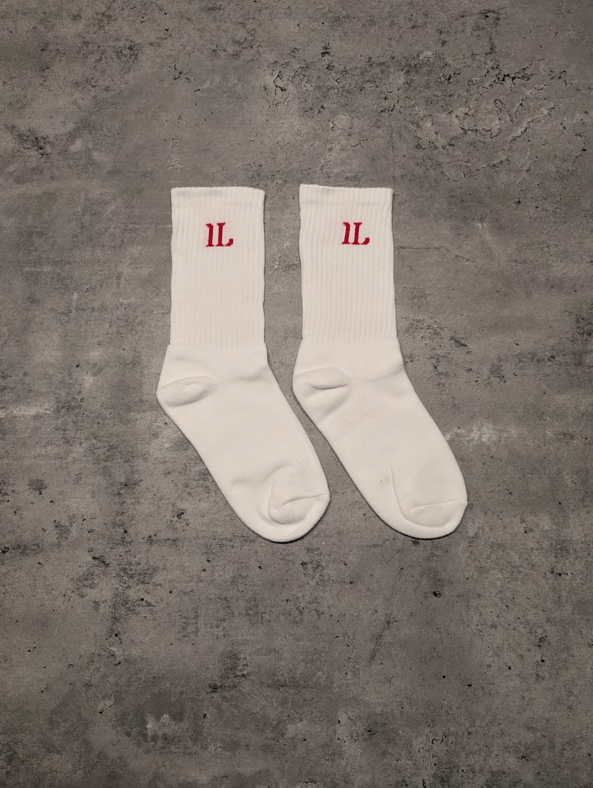 White Socks with Red IL Logo