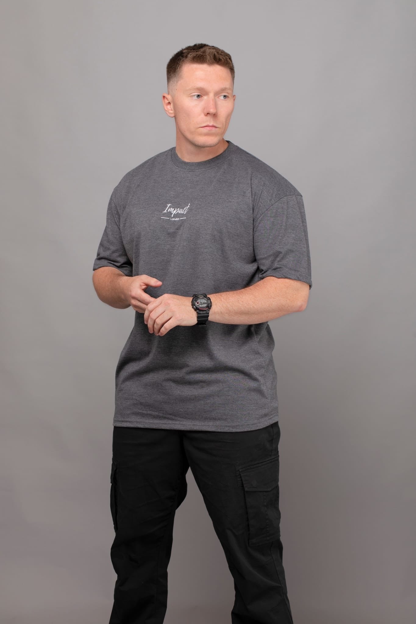 Adult's Unisex Charcoal Grey T-shirt