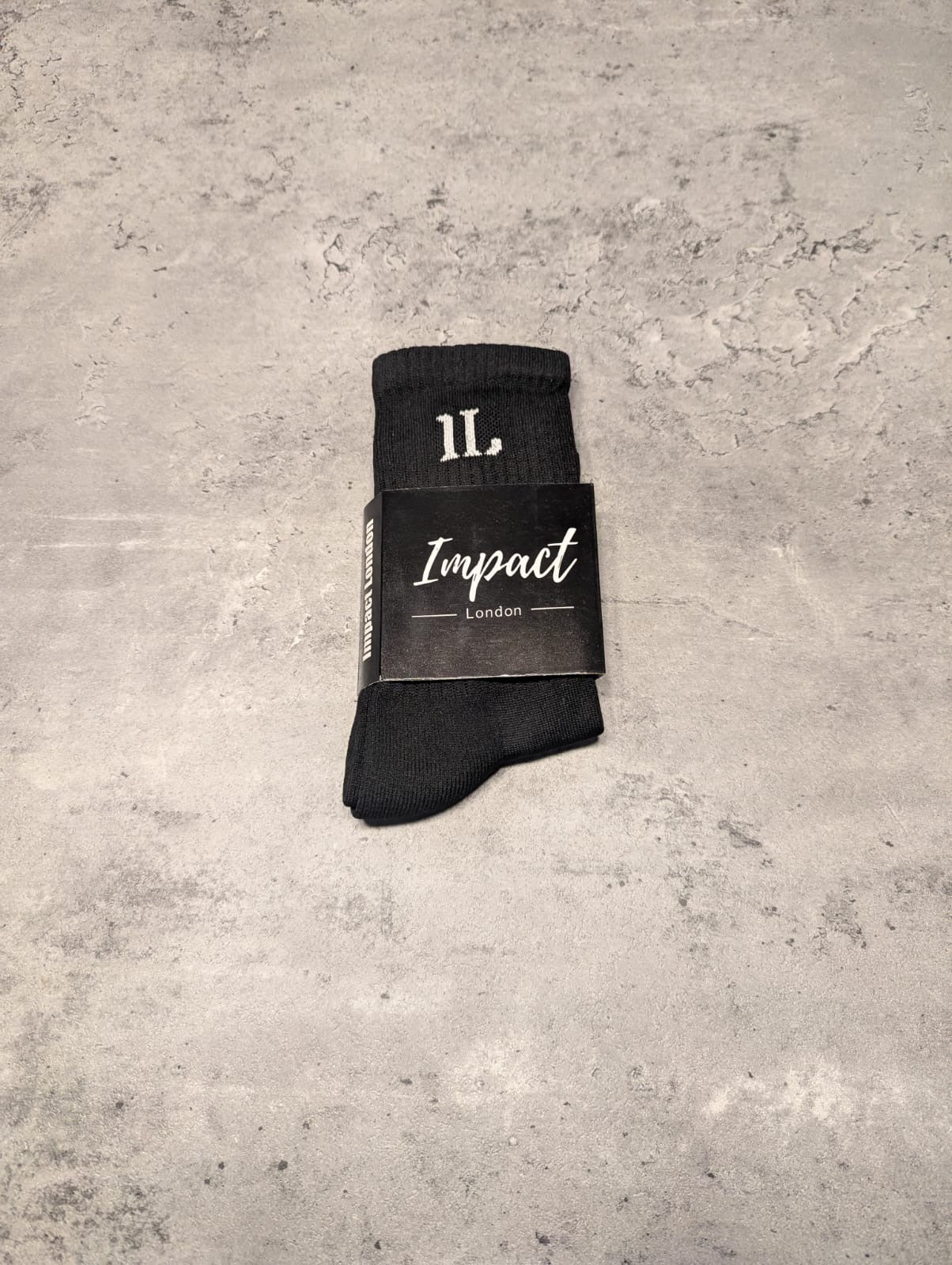 Black Sock with White IL Logo