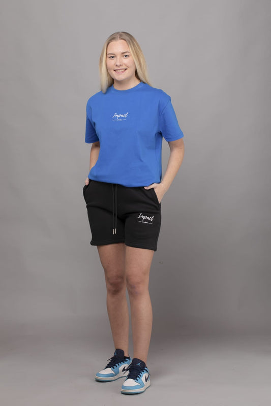 Women's Black Jogger Shorts