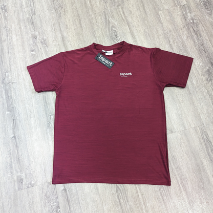 Performance Men's Burgundy T-Shirt