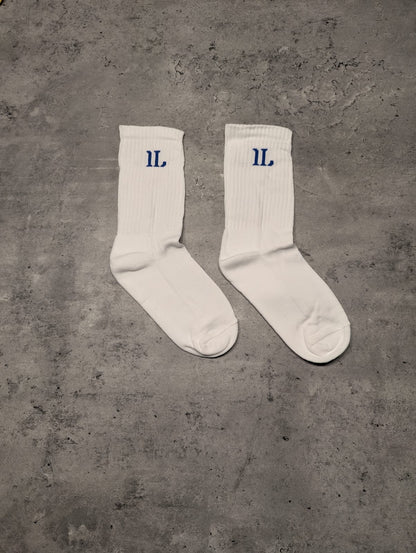 White Socks with Blue IL Logo