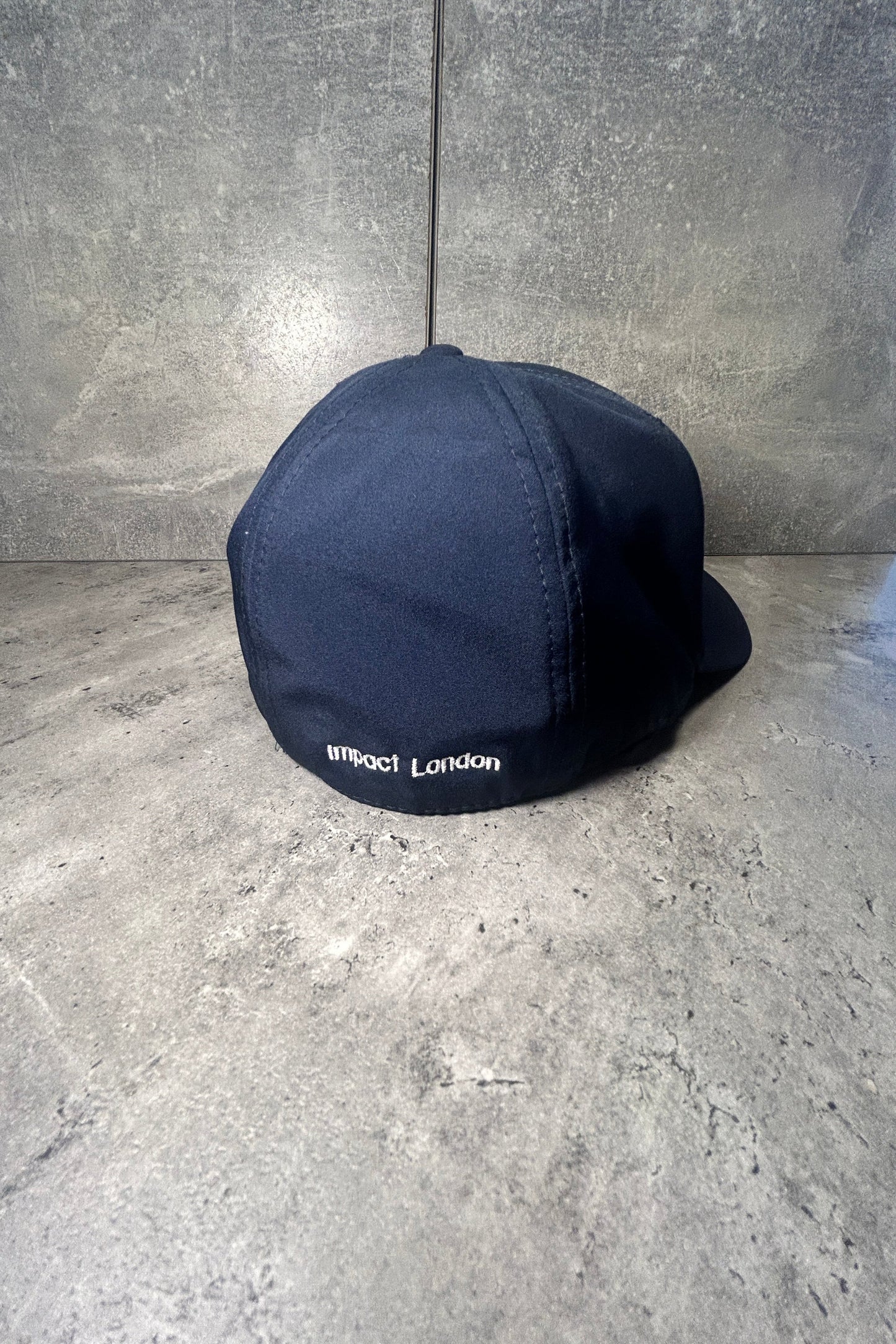 Navy Soft Shell Cap with Blue Stitched Logo