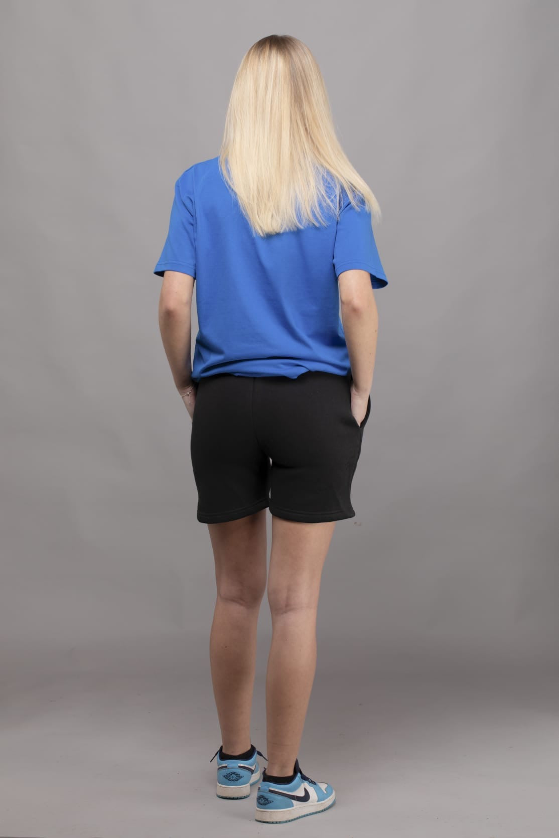 Women's Black Jogger Shorts