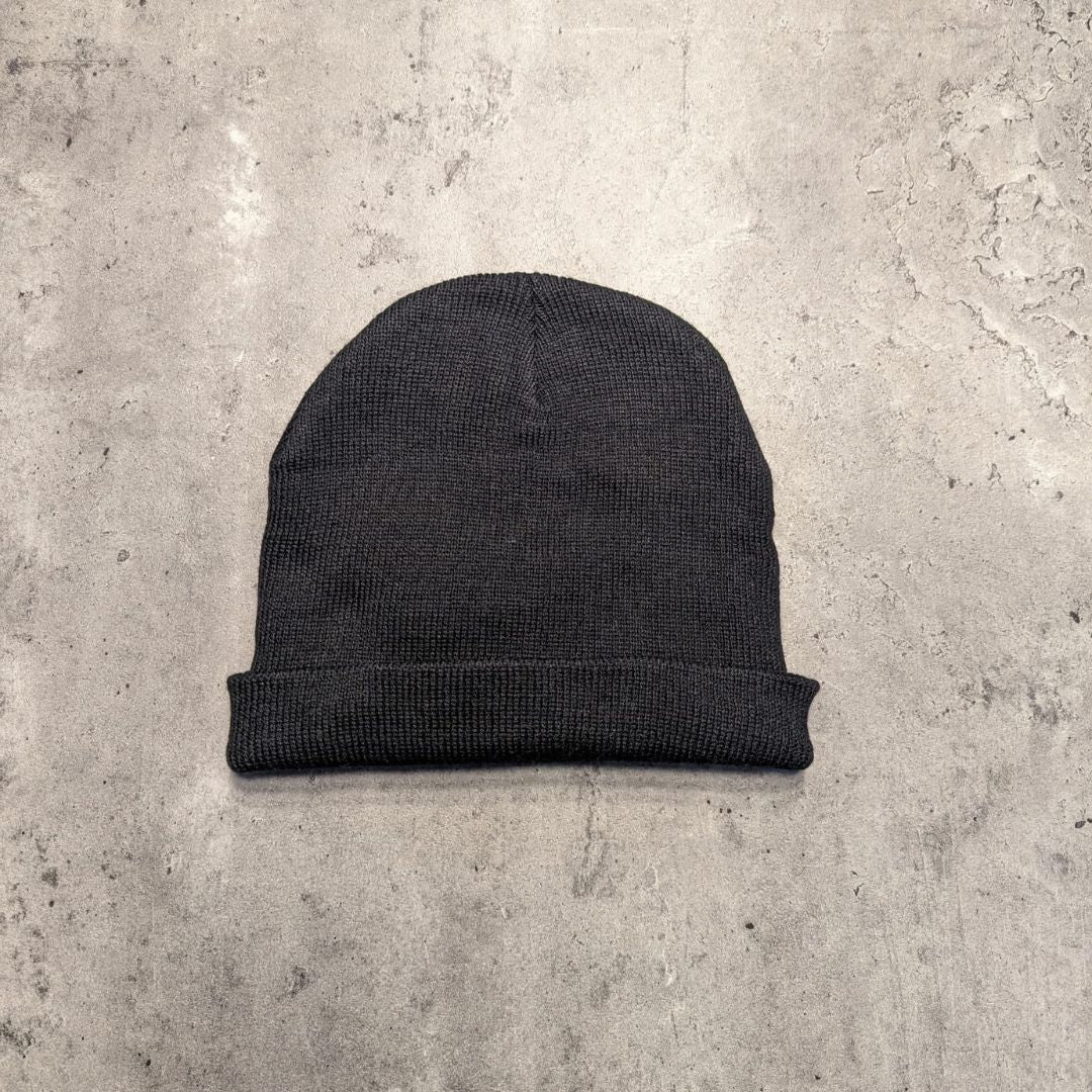 Adult's Unisex Black Beanie