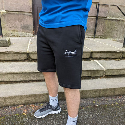 Men's Black Jogger Shorts