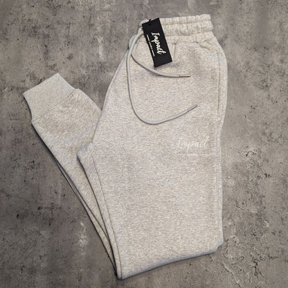 Unisex Light Grey Joggers | Tracksuit Bottoms