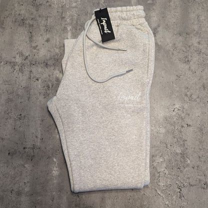 Unisex Light Grey Joggers | Tracksuit Bottoms