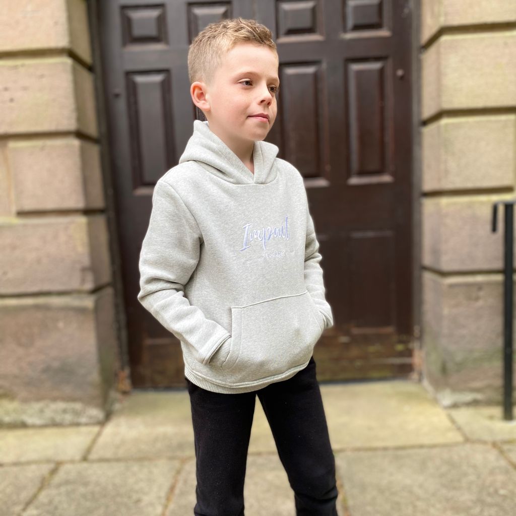 Kid's Unisex Grey Hoodie | Children's Clothing