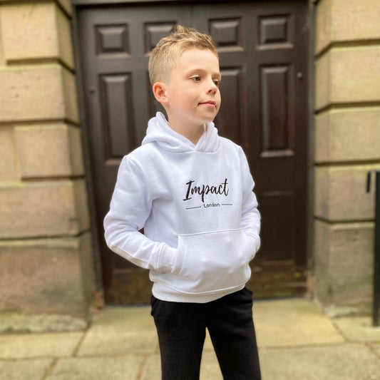 Unisex Child's White Hoodie | Children's Clothing